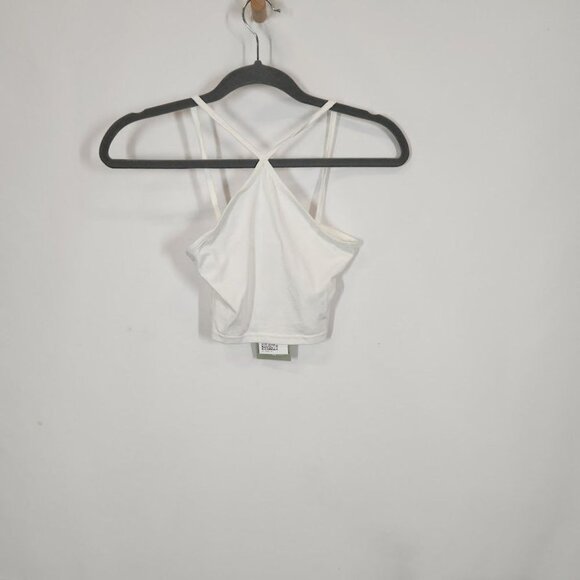 NWT H&M Divided Cotton cropped top‎ in White Size XS - Picture 3 of 8